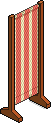 Orangene Markise