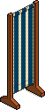 Dunkelblaue Markise
