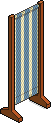 Blaue Markise