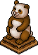 Hellbrauner Pandabär