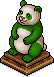 Grüner Pandabär