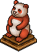 Orangefarbener Pandabär