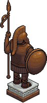 Bronze Kriegerstatue