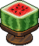 Bio Wassermelonen-Tisch