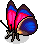 Gewöhnlicher Agrias-Schmetterling
