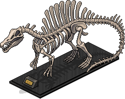 Spinosaurus-Skelett