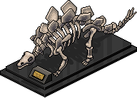 Stegosaurus-Skelett