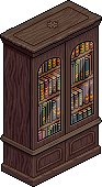 Gotisches Bücherregal