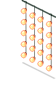 Hängende Wandlichter