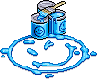 Blaue Smiley-Farbe