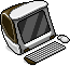 Brauner Plastik-PC