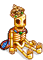 Goldene Bonus-Puppe