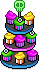 Neon-Cupcake-Stand
