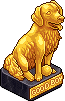 Goldener netter Hund