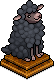 Schwarzes Kuschelschaf
