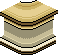Beige Goldmode-Ecktheke