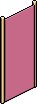 Rosa Goldmode-Raumteiler