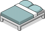 Aqua Doppelbett