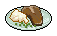 Teller mit Schnitzel