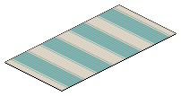 Waasa Teppich blau