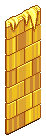Massivgoldenes Schneeposter