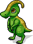Pamela der Parasaurolophus
