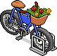Blaues Fahrrad