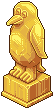 Massivgoldener Pinguin