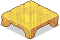 Massivgoldener Tisch