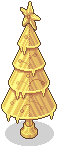 Massivgoldener Weihnachtsbaum