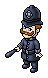 Polizistenpuppe