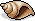 Sandfarbene Schneckenmuschel
